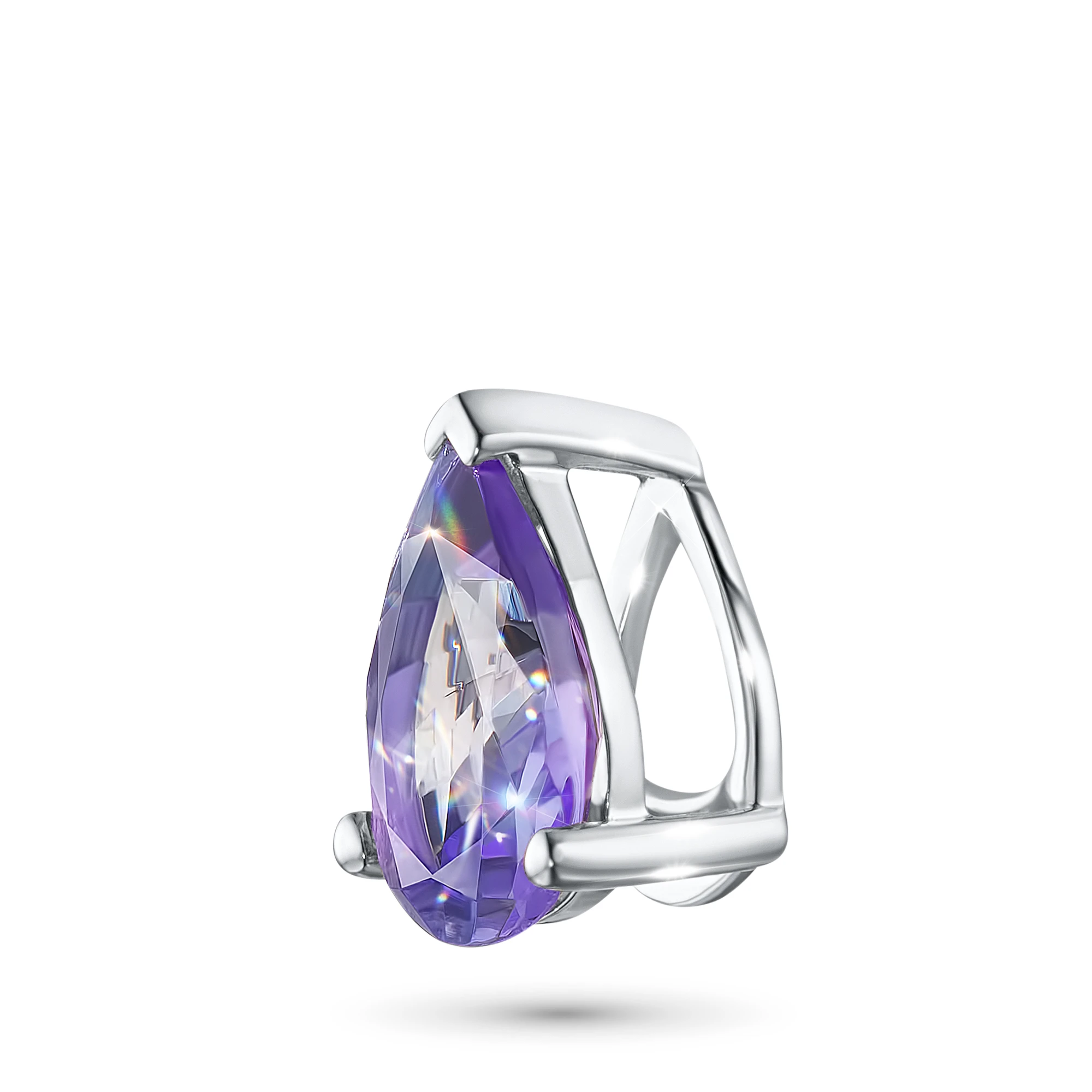 Sterling Silver Pendant with 1 Pear-Cut Tanzanite 0.633 CT.TW - изображение 10