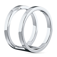 Sterling Silver Ring with 1 Round-Cut Diamond 0.006 CT.TW - изображение 4