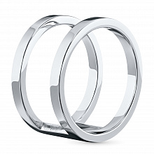 Sterling Silver Ring with 1 Round-Cut Diamond 0.006 CT.TW