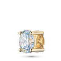 14K Yellow Gold Pendant with 1 Round-Cut Lab-Created Diamond 0.541 CT.TW - изображение 2