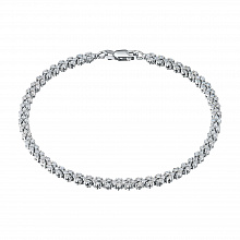 14K White Gold Bracelet with 145 Round-Cut Lab-Created Diamonds 1.758 CT.TW