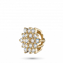 14K Yellow Gold Pendant with 19 Round-Cut Lab-Created Diamonds 0.315 CT.TW