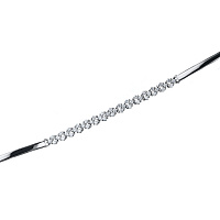 14K White Gold Bracelet with 46 Round-Cut Lab-Created Diamonds 0.456 CT.TW - изображение 3