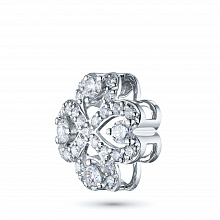 Sterling Silver Pendant with 29 Round-Cut Lab-Created Diamonds 0.367 CT.TW