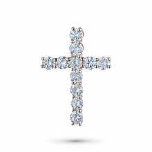 Rose Gold Pendant with 11 Round-Cut Lab-Created Diamonds 0.878 CT.TW