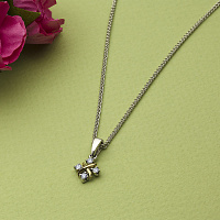 pendant with 4 Round-Cut Diamonds 0.107 CT.TW - изображение 4