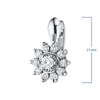 White Gold Earrings - изображение 2