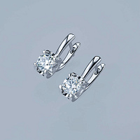 White Gold Earrings - изображение 5