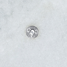 Sterling Silver Pendant with 1 Round-Cut Lab-Created Diamond 0.005 CT.TW