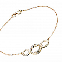 14K Yellow Gold Bracelet with 20 Round-Cut Lab-Created Diamonds 0.23 CT.TW