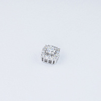 Sterling Silver Pendant with 13 Round-Cut Lab-Created Diamonds 0.256 CT.TW - изображение 4