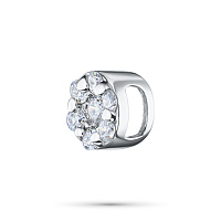 Sterling Silver Pendant with 7 Round-Cut Lab-Created Diamonds 0.166 CT.TW - изображение 2