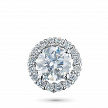 14K White Gold Pendant