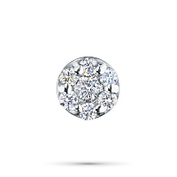 Sterling Silver Pendant with 7 Round-Cut Lab-Created Diamonds 0.166 CT.TW - изображение 1