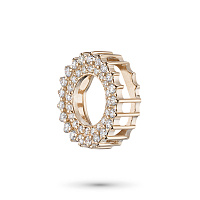 14K Rose Gold Pendant with 41 Round-Cut Lab-Created Diamonds 0.385 CT.TW - изображение 2