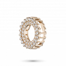 14K Rose Gold Pendant with 41 Round-Cut Lab-Created Diamonds 0.385 CT.TW