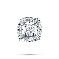 Sterling Silver Pendant with 13 Round-Cut Lab-Created Diamonds 0.256 CT.TW - изображение 1