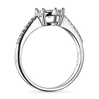 Sterling Silver Ring with 23 Round-Cut Lab-Created Diamonds 0.417 CT.TW - изображение 4