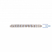 14K Rose Gold Ring with 13 Round-Cut Lab-Created Diamonds 0.22 CT.TW