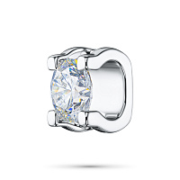 14K White Gold Pendant with 1 Round-Cut Lab-Created Diamond 0.719 CT.TW - изображение 3