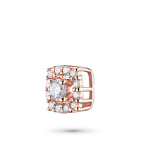 Rose Gold Pendant with 13 Round-Cut Lab-Created Diamonds 0.693 CT.TW - изображение 2