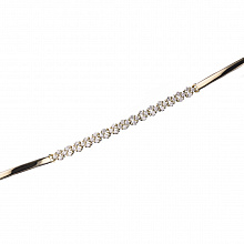 14K Yellow Gold Bracelet with 46 Round-Cut Lab-Created Diamonds 0.567 CT.TW