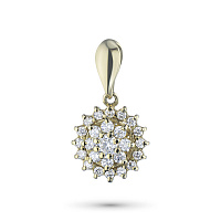 14K Yellow Gold Pendant - изображение 1