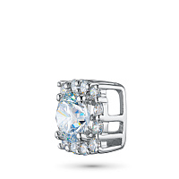 White Gold Pendant with 13 Round-Cut Lab-Created Diamonds 0.754 CT.TW - изображение 2